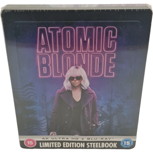 Atomic Blonde 4K Ultra HD + Blu-ray Steelbook Débossé Charlize Theron 2024  B