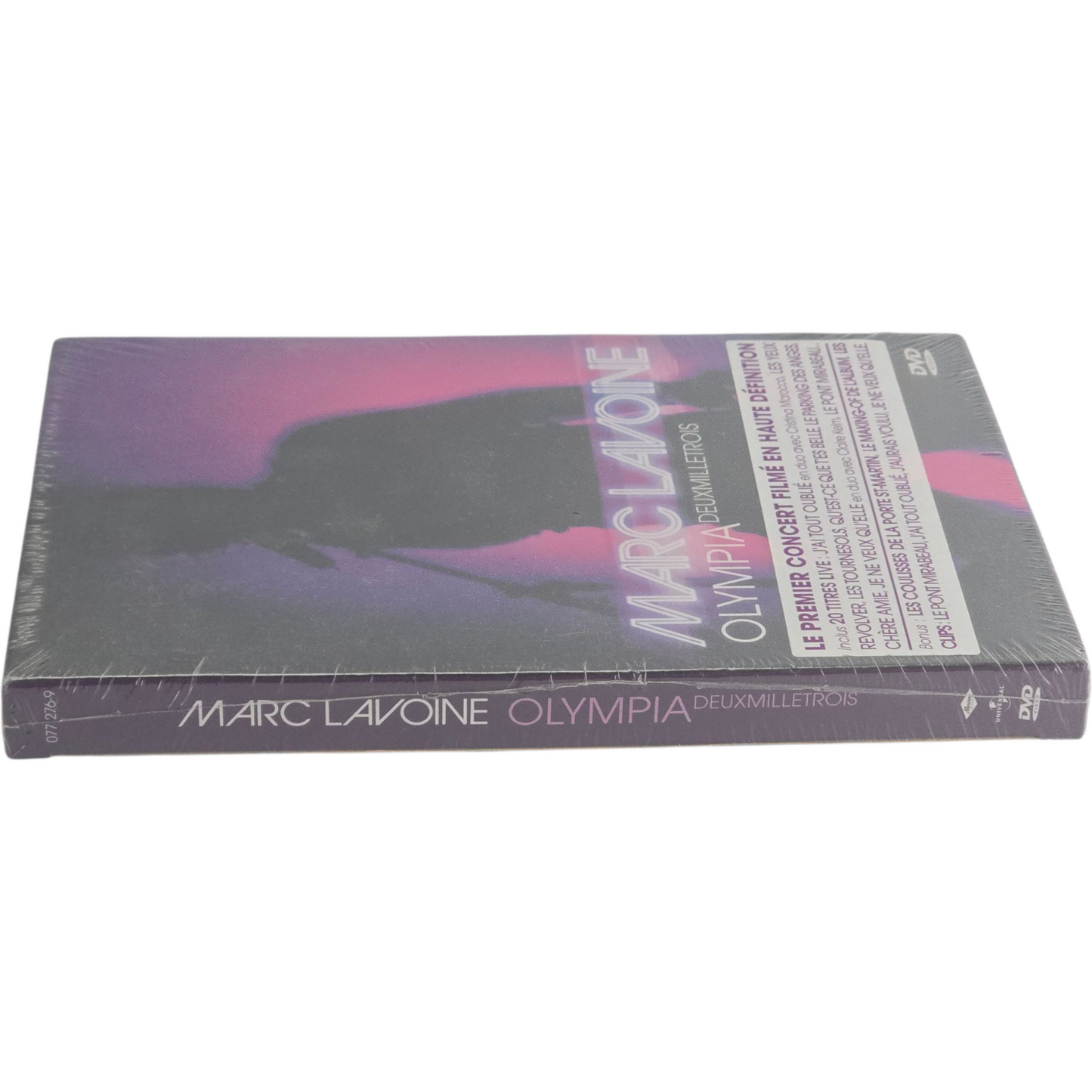 Marc Lavoine Olympia 2003 Édition DVD Live Region B