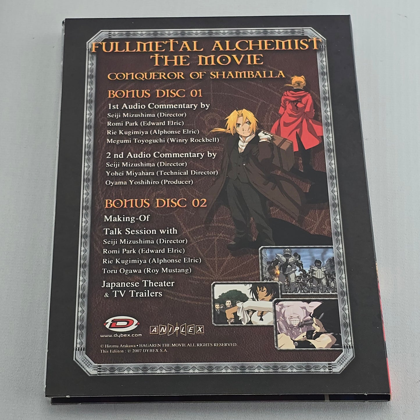 Fullmetal Alchemist : Conqueror Of Shamballa édition Collector 3 X DVD  Zone 2
