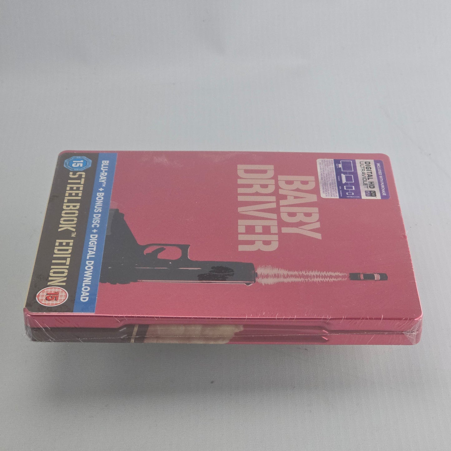 Baby Driver SteelBook Blu-ray Limited Edition Kevin Spacey Zone B