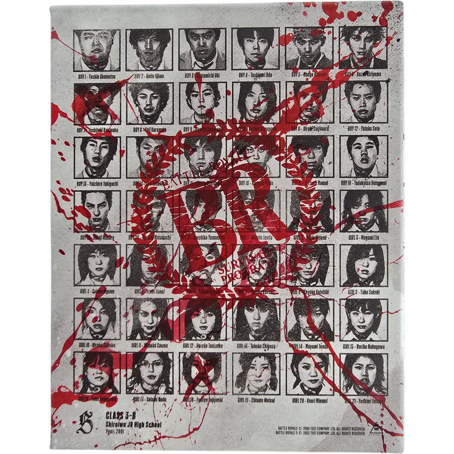 Battle Royale Blu-ray Limitée Collector Théâtrale + Director's Cut Zone B [-18 ]