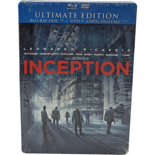 Inception – SteelBook Blu-ray + DVD – vue 2