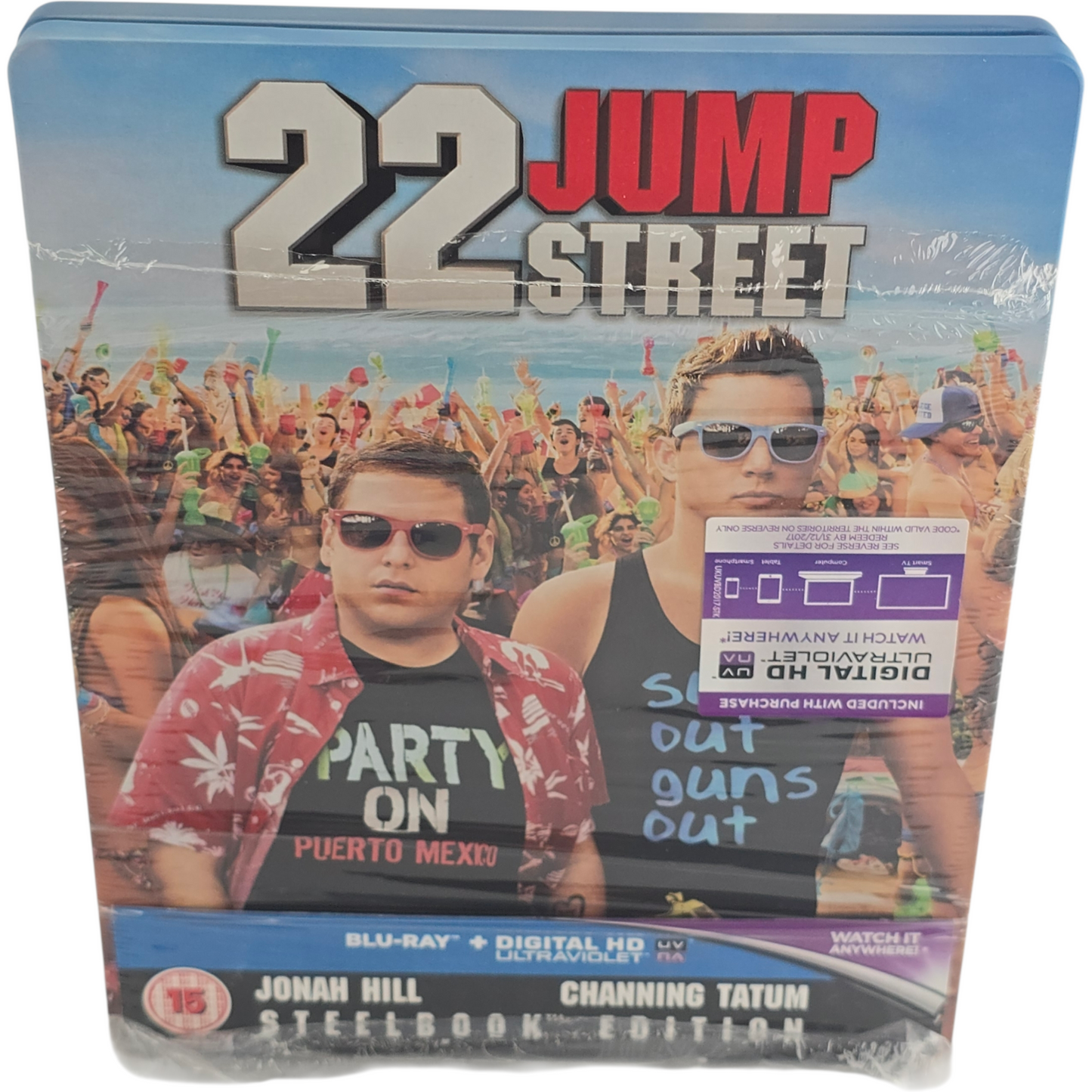 22 Jump Street SteelBook Blu-ray Zavvi Ltd Edition 4,000 Ex  Zone B
