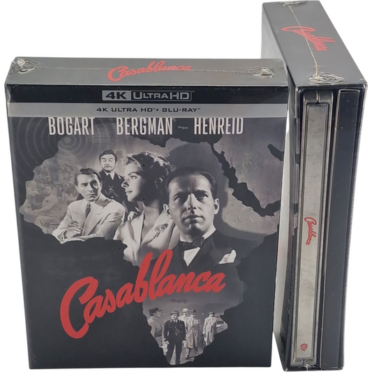 Casablanca Blu-ray 4K Ultra HD + Blu-ray Steelbook Édition collector ultime B Zone