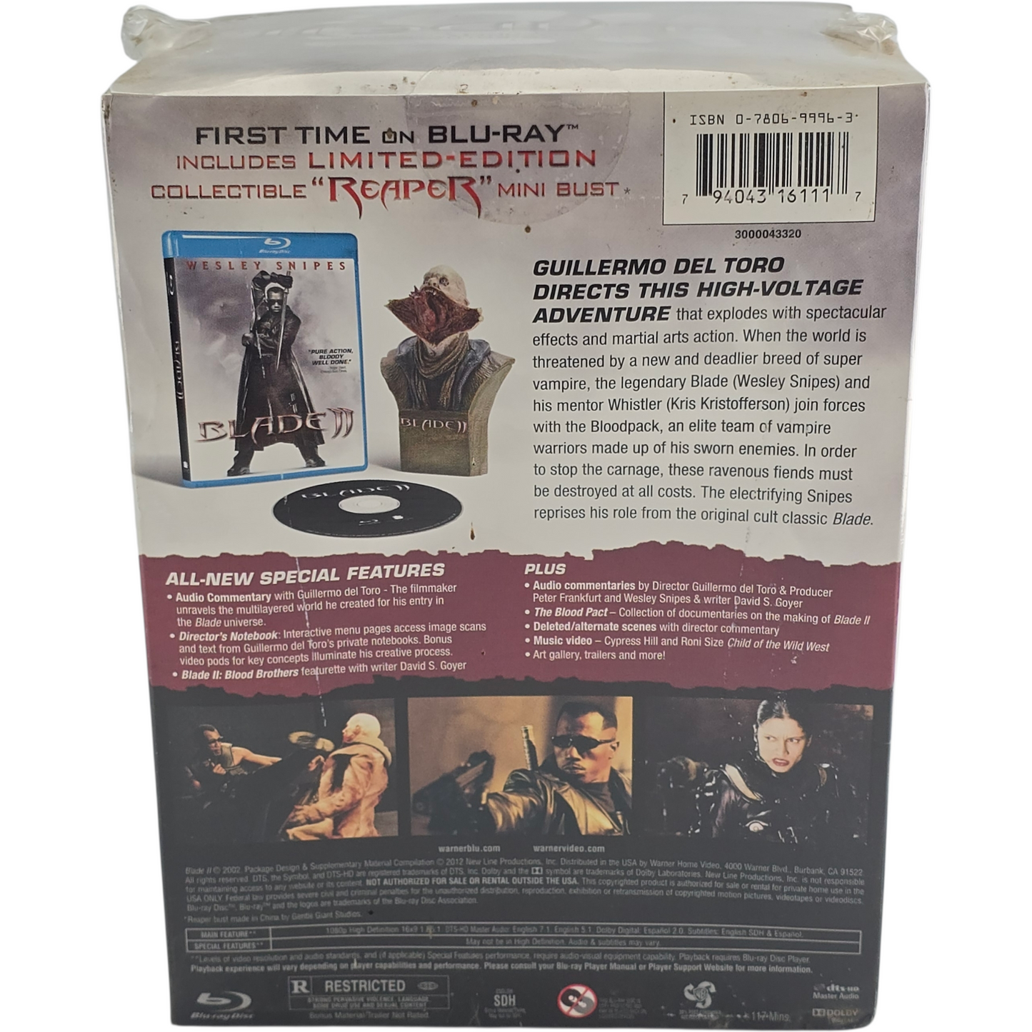 Blade II Blu-ray Limited Reaper Edt Collector's Limited [-18] Zone A