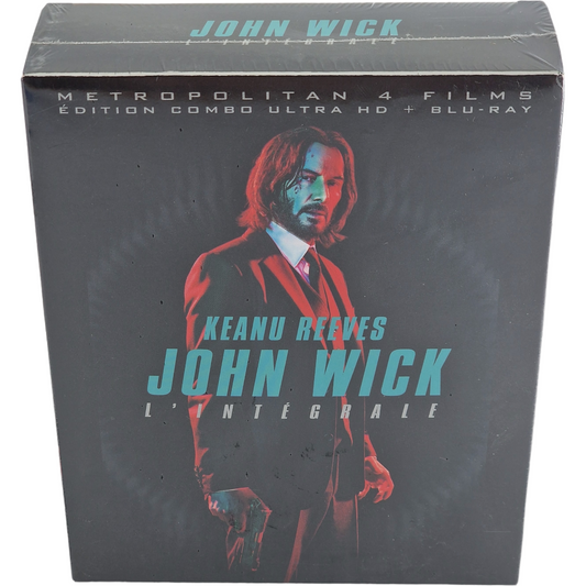 John Wick 1-2-3-4 chapitres 4 K Ultra HD + Blu-ray 4Films Keanu Reeves 2023 Z B