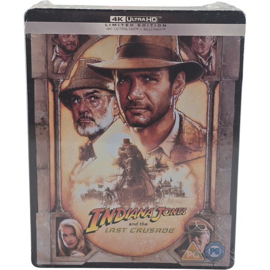 Indiana Jones et la Dernière Croisade SteelBook 4K Blu-ray UK VF Dolby Vision