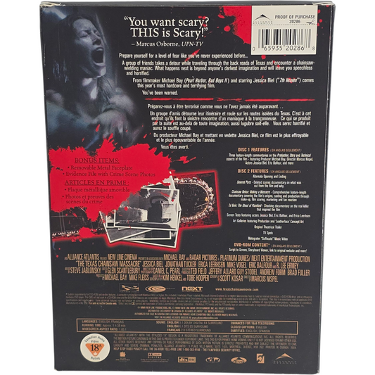 The Texas Chainsaw Massacre Coffret 2 DVD DigiPack – Zone 1