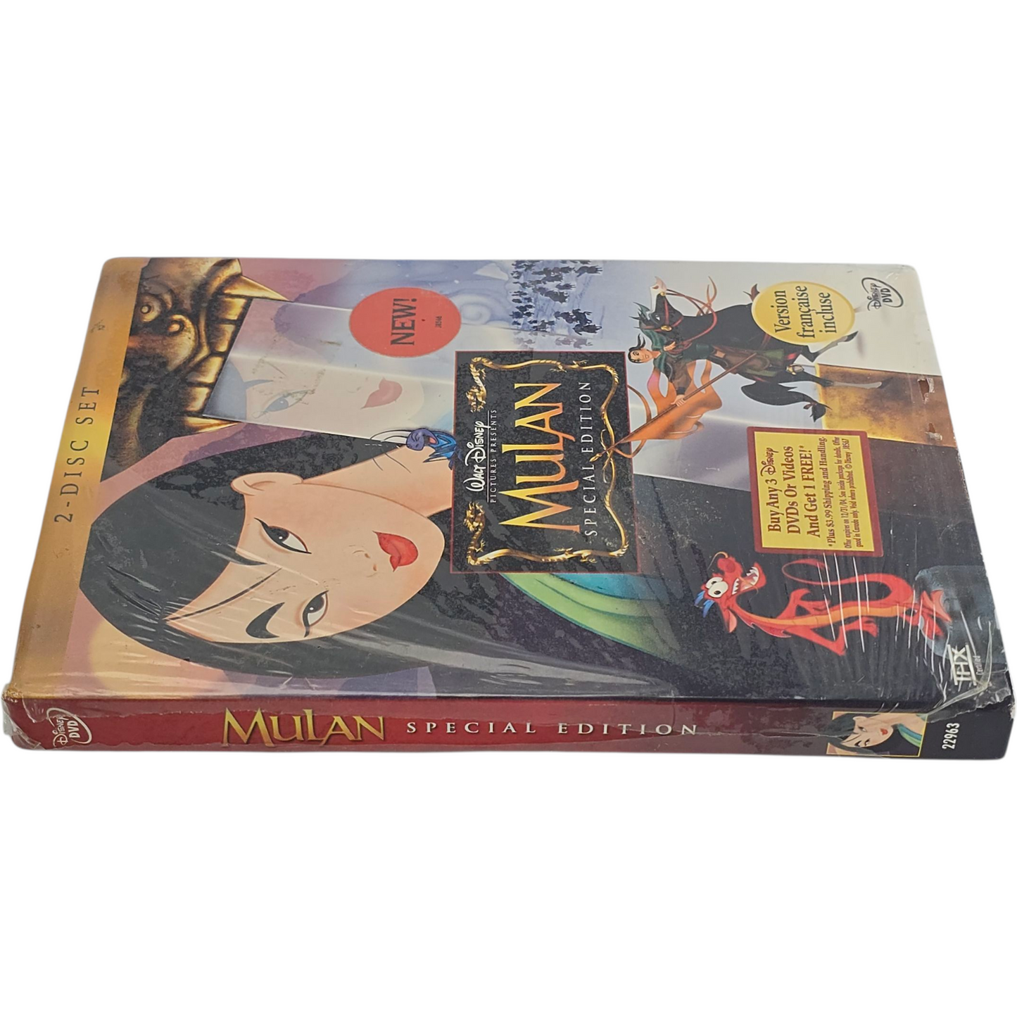 Mulan DVD Disney Classic 2-Disc Collector's Zone 1 Canada Import