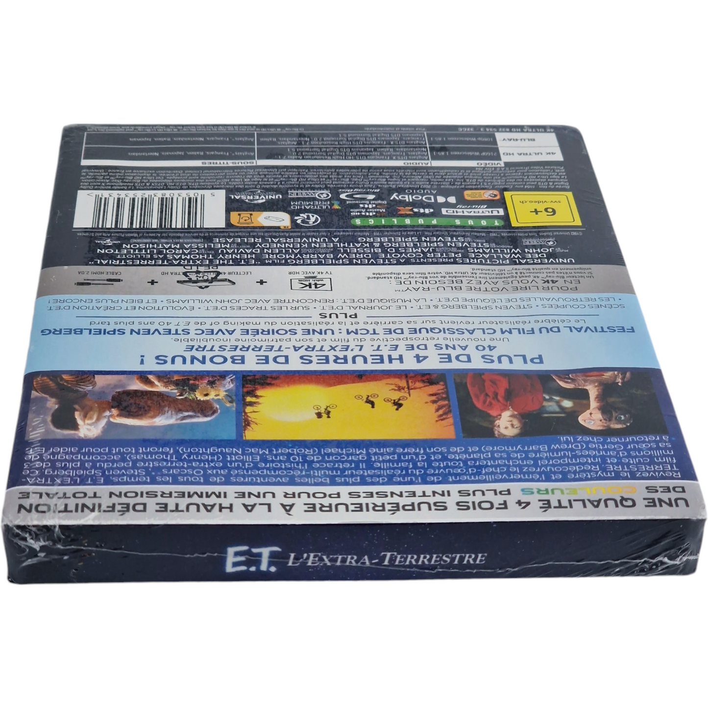 E.T.:L'Extra-Terrestre 1982 SteelBook 4K Ultra HD + Blu-ray  Steven Spielberg B