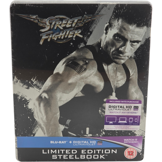 Street Fighter SteelBook Blu-ray UK VF TrueHD Toutes zones Jean-Claude Van Damme