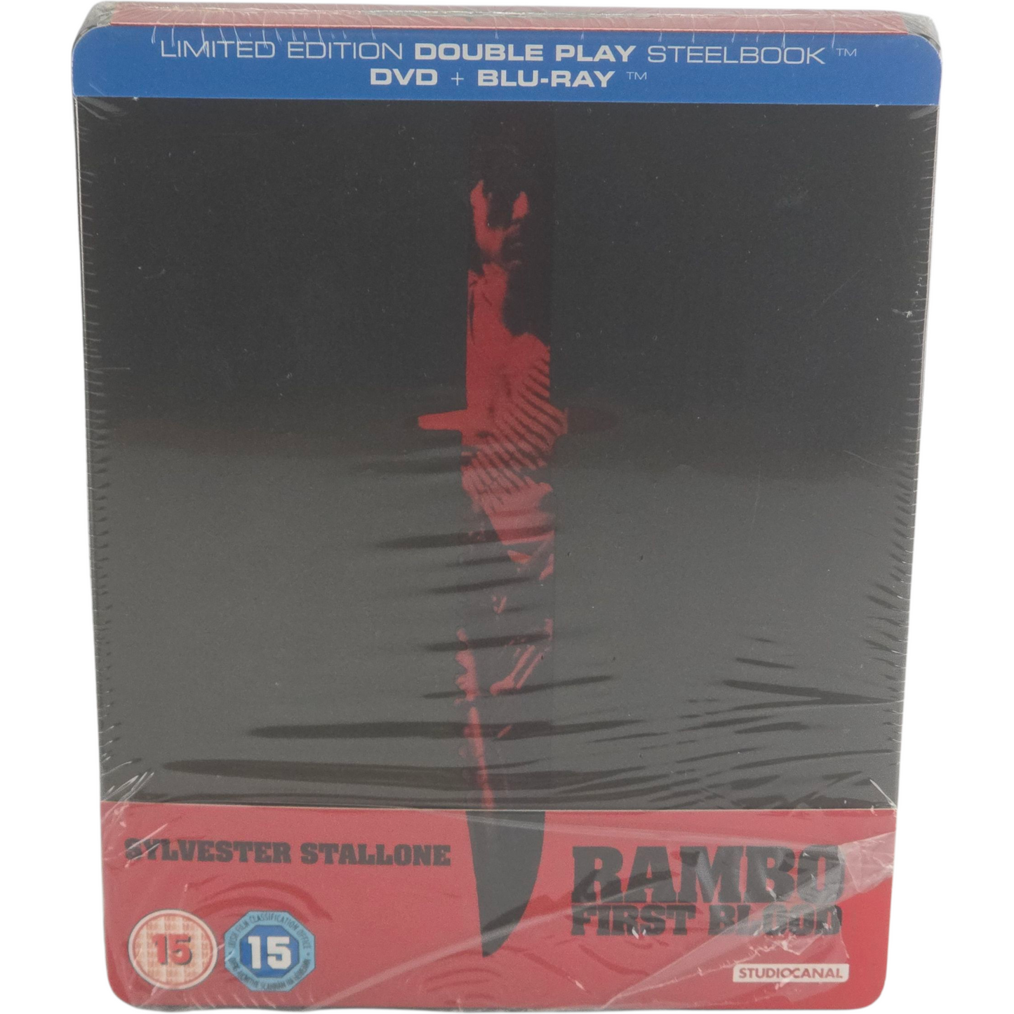 First Blood Rambo I Steelbook Blu-ray + DVD Sylvester Stallone Zone B
