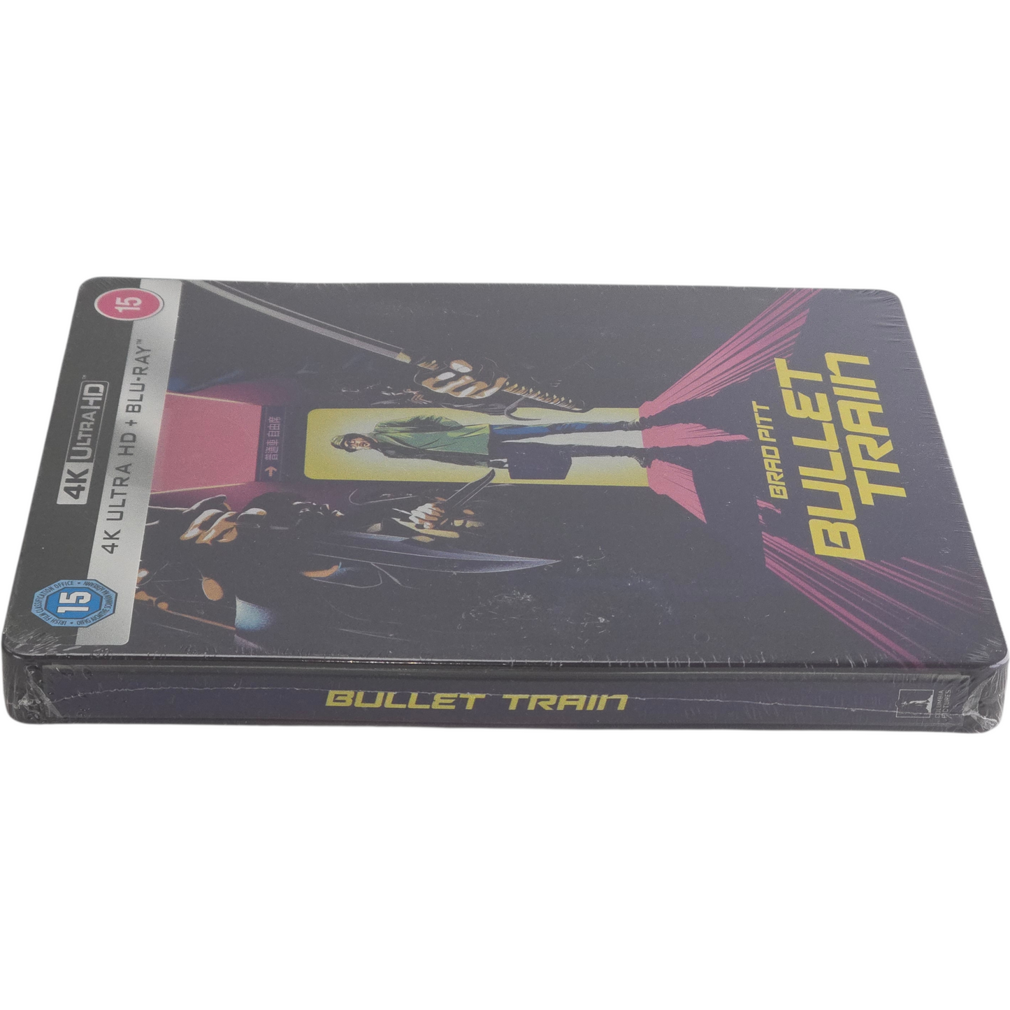 Bullet Train 4K Ultra HD + Blu-ray SteelBook Brad Pitt Zone B