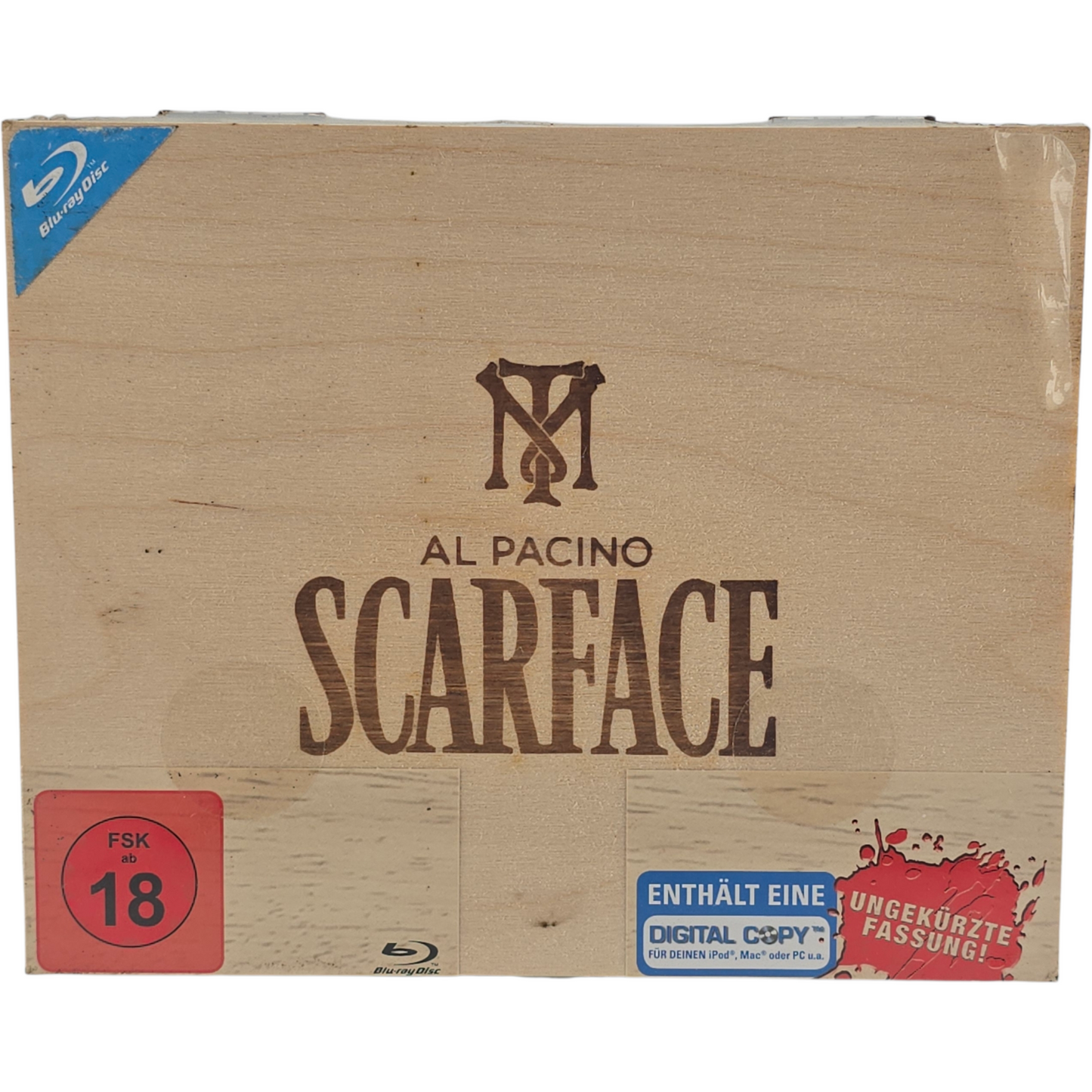 Scarface Blu-ray Coffret en Bois Ultimate Collector's Edt Al Pacino [-18] Zone B