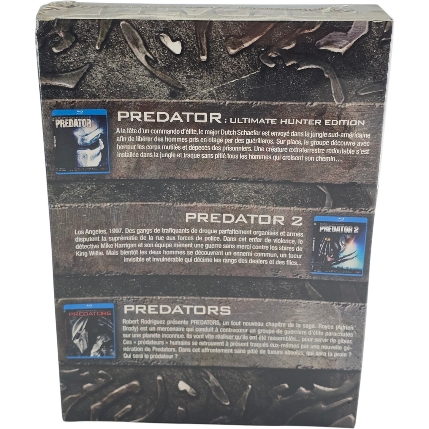 Predator Trilogy Blu-ray Collector Edition + Masque Predator (Coffret trilogie) Zone B