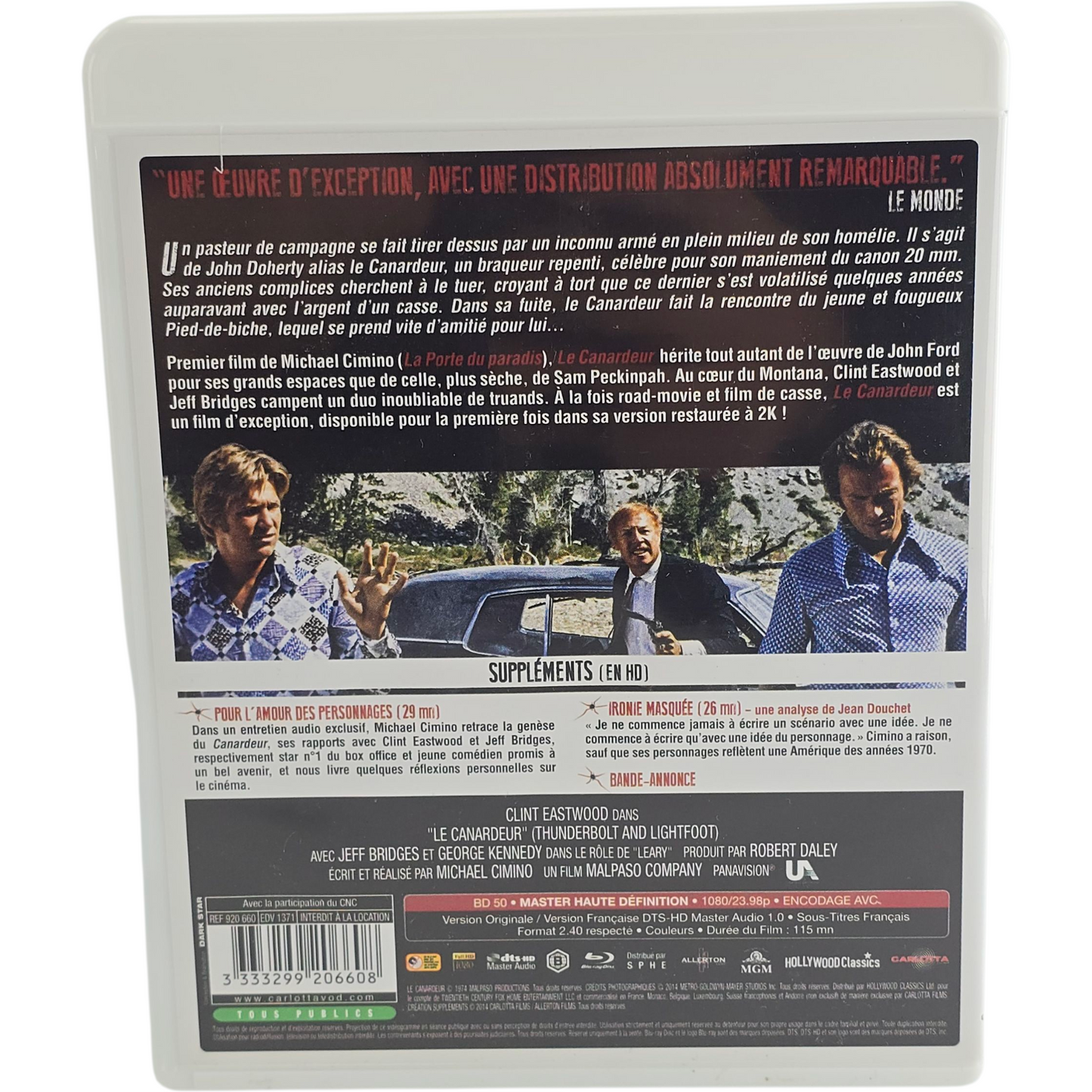 Thunderbolt and Lightfoot [Le Canardeur] Blu-ray Clint Eastwood Zone 2