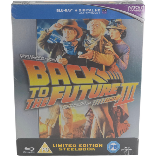 Retour vers le futur III SteelBook Blu-ray Zone B Sans français Michael J. Fox