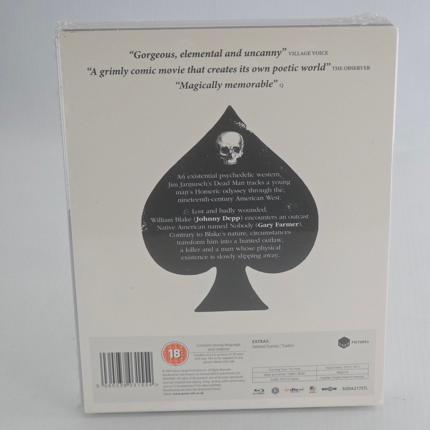 Dead Man SteelBook Blu-ray Zavvi Ltd  2000 Ex  Johnny Depp Zone B [-18]