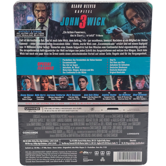 John Wick 3 : Parabellum - SteelBook 4K Ultra HD + Blu-ray - Visuel 3