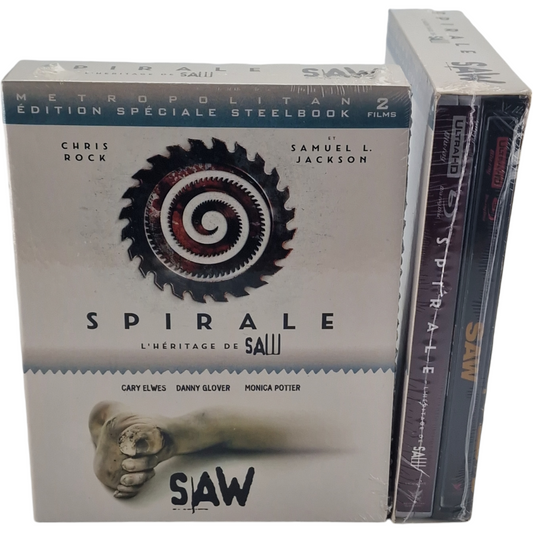 Spirale : l'héritage de Saw + Saw -4K Ultra HD +Blu-ray SteelBook Édition B[-18] Zone