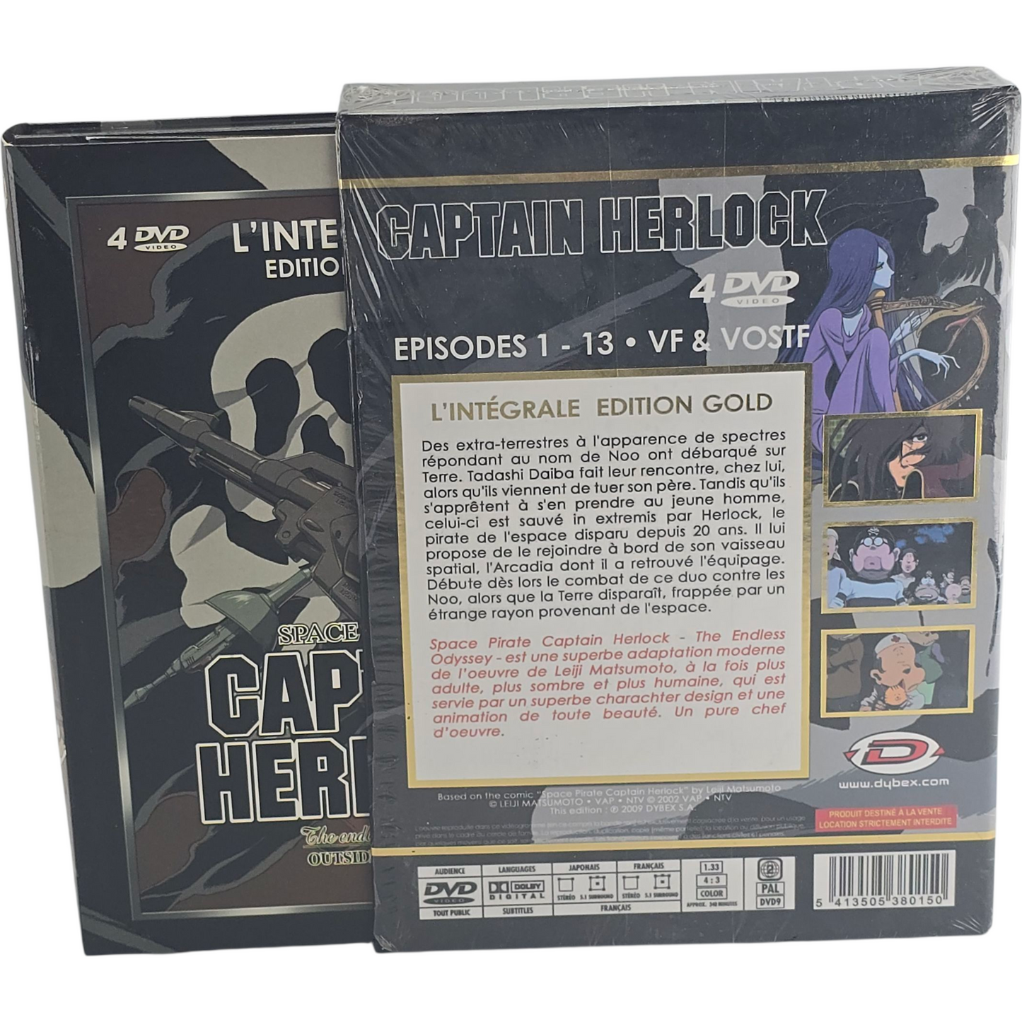 Space Pirate Captain Herlock DVD L'Integrale Edt Gold Episodes 1-13  Zone 2