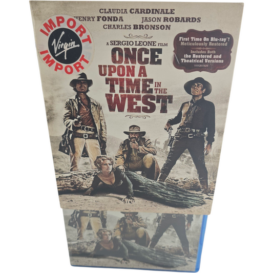 Once Upon a Time in the West Blu-ray Charles Bronson, Claudia Cardinale,Zone 1 US Import