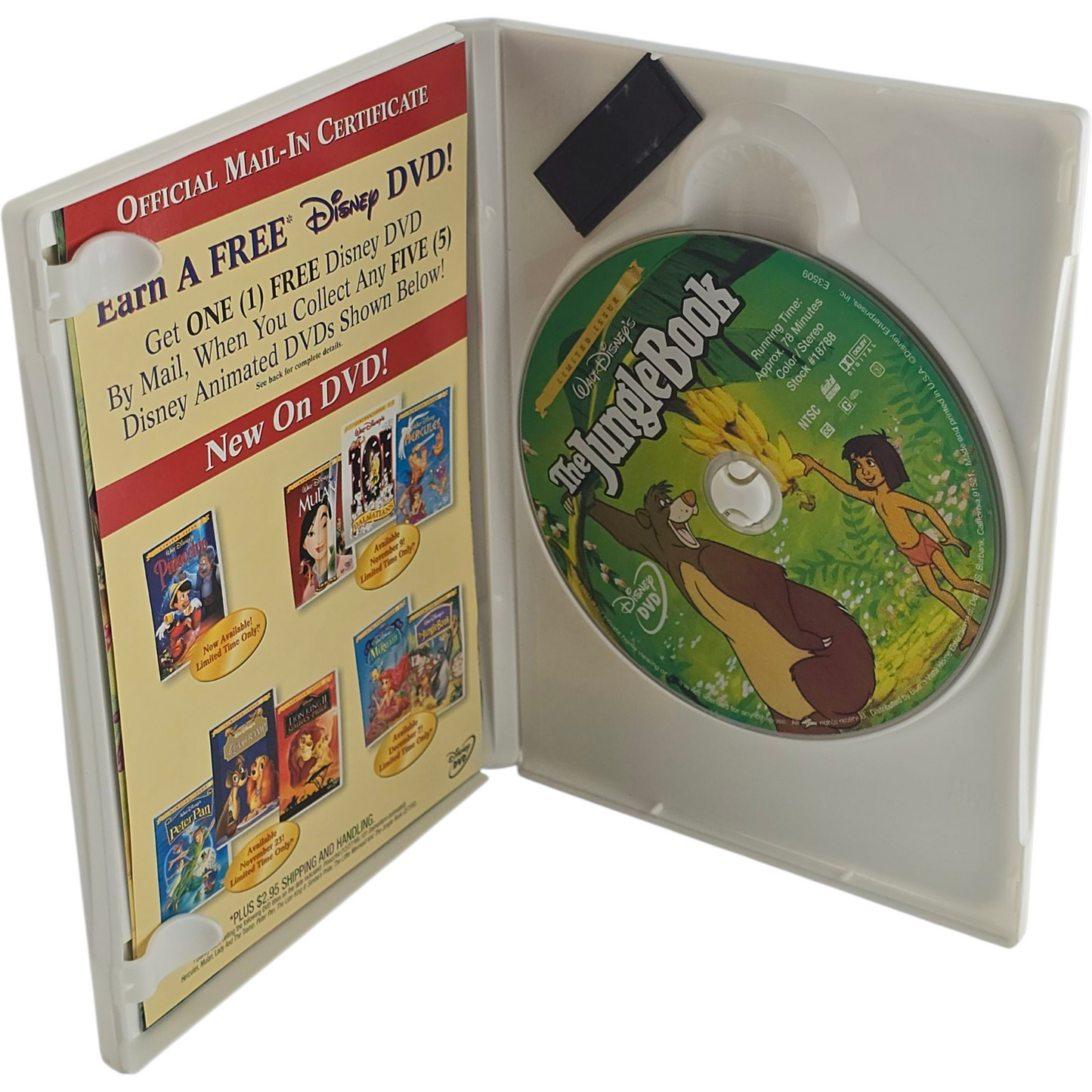 The Jungle Book DVD Disney Classic Collection Zone 1 US Import