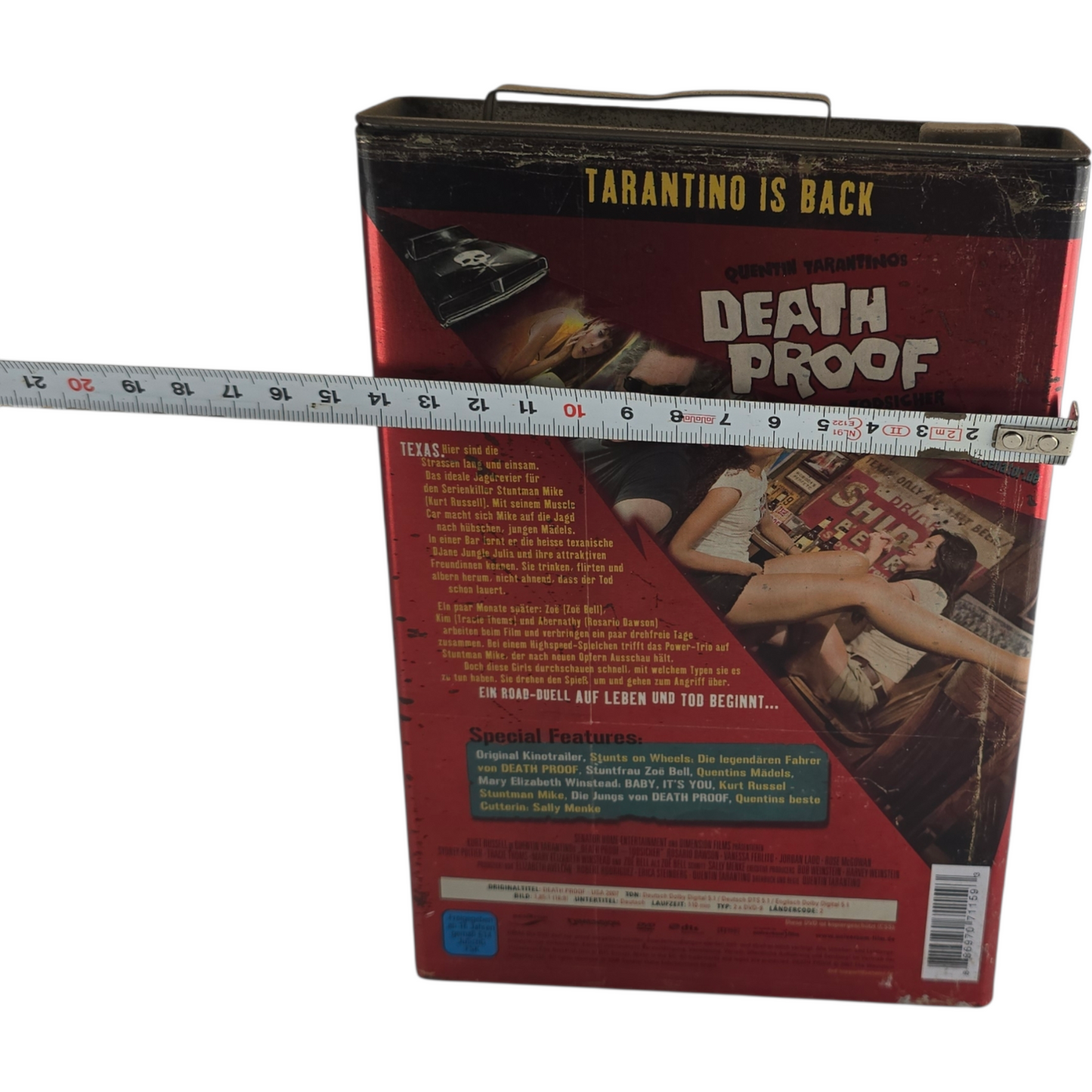 Death Proof DVD SteelBook jerrican Metal Box Collector's Quentin Tarantino[-18]Z 1