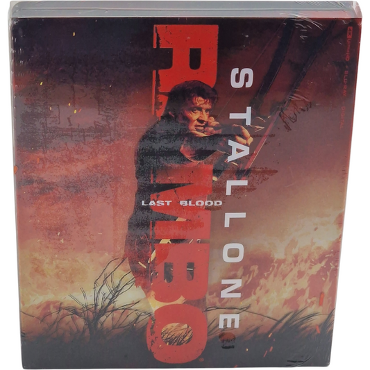 Rambo:Last Blood 4K Ultra HD + Blu-ray + Digital SteelBook Stallone Zone A  [-18]