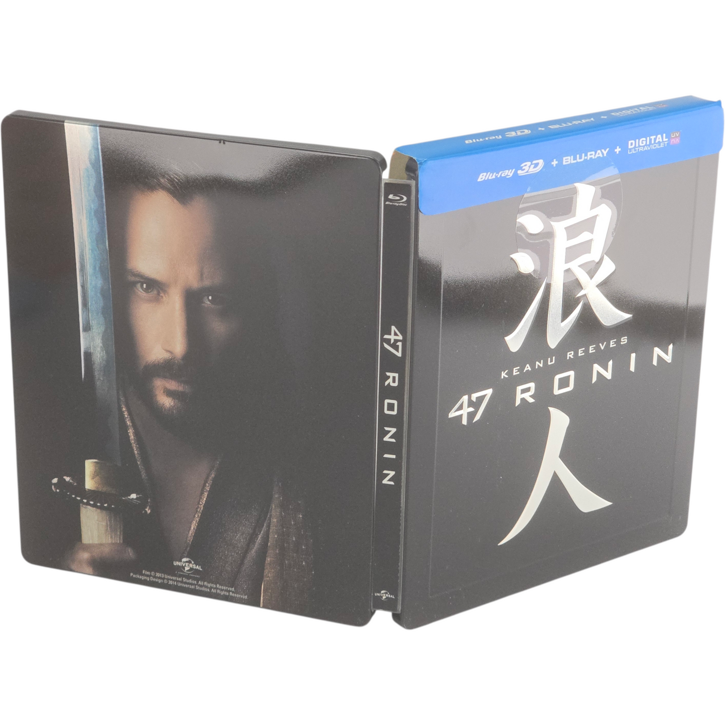 47 Ronin Blu-ray 3D + 2D SteelBook Débossé Limitée Keanu Reeves  Libre