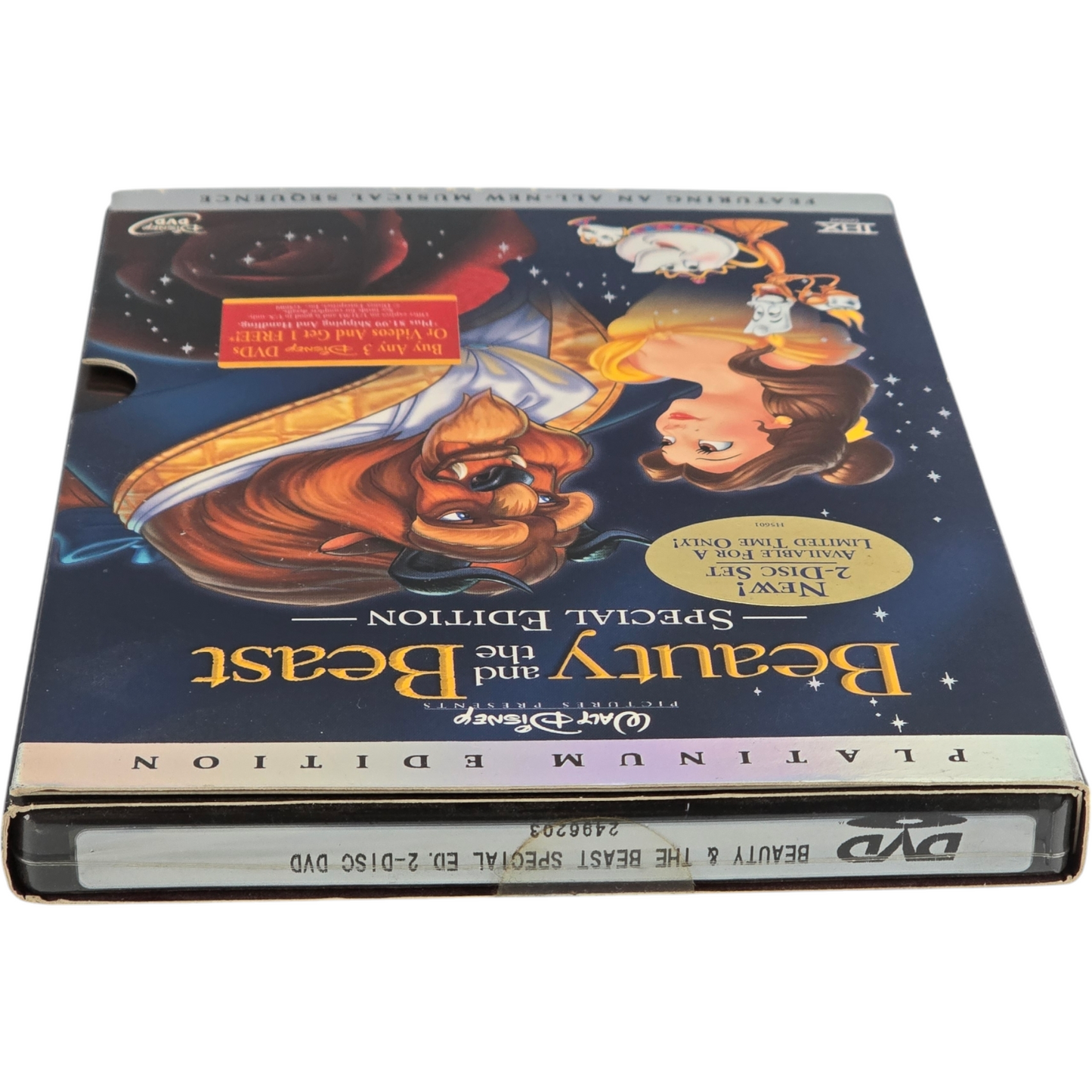 La Belle et la Bête 2 X DVD Walt Disney Édit platine VF 2002  US Import Zone 1