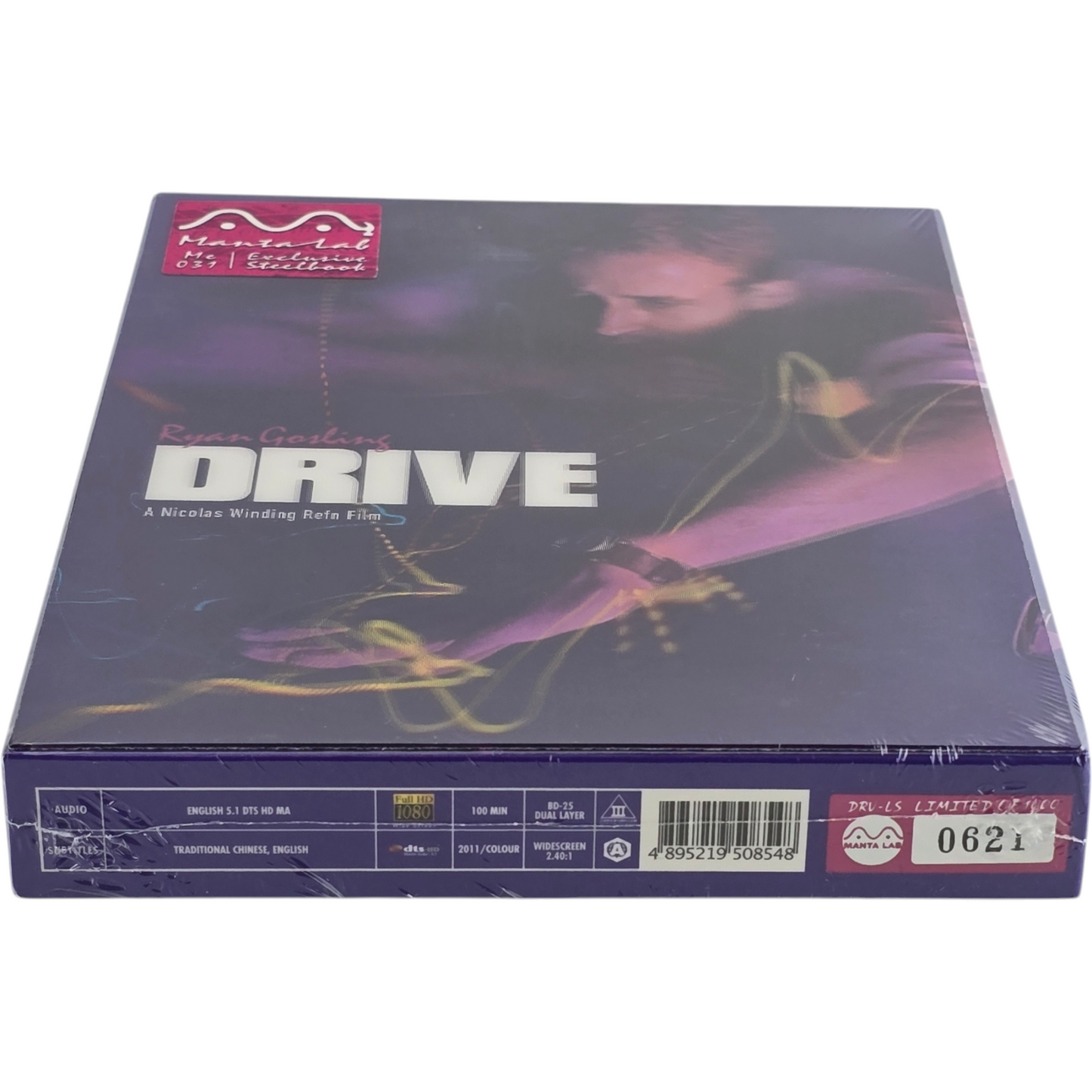 Drive Blu-ray Steelbook Lenticular Full Slip Mantalab 1000 Ex Numérotée Zone A