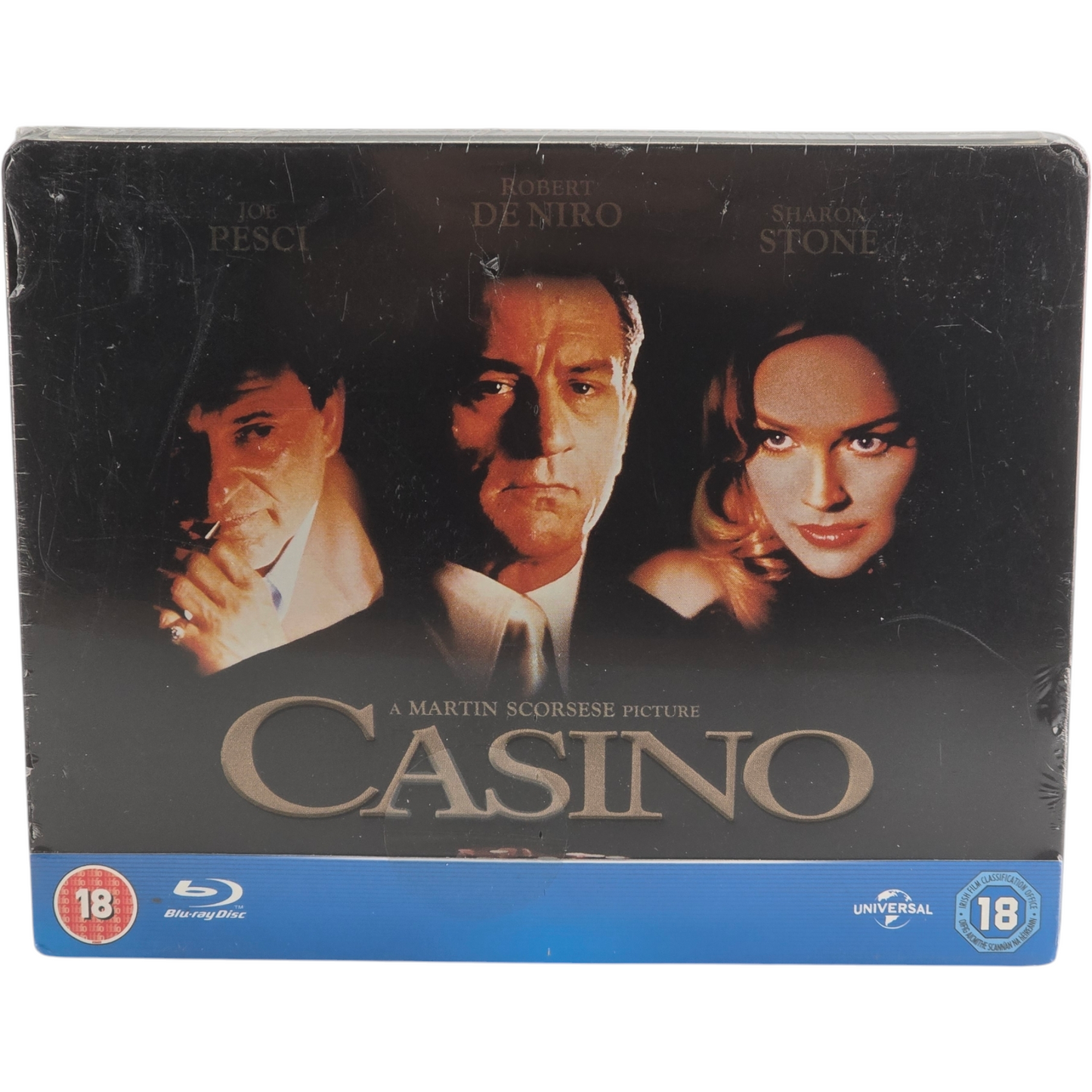Casino SteelBook Débossé Blu-ray Zavvi Martin Scorsese Robert De Niro Libre[-18]