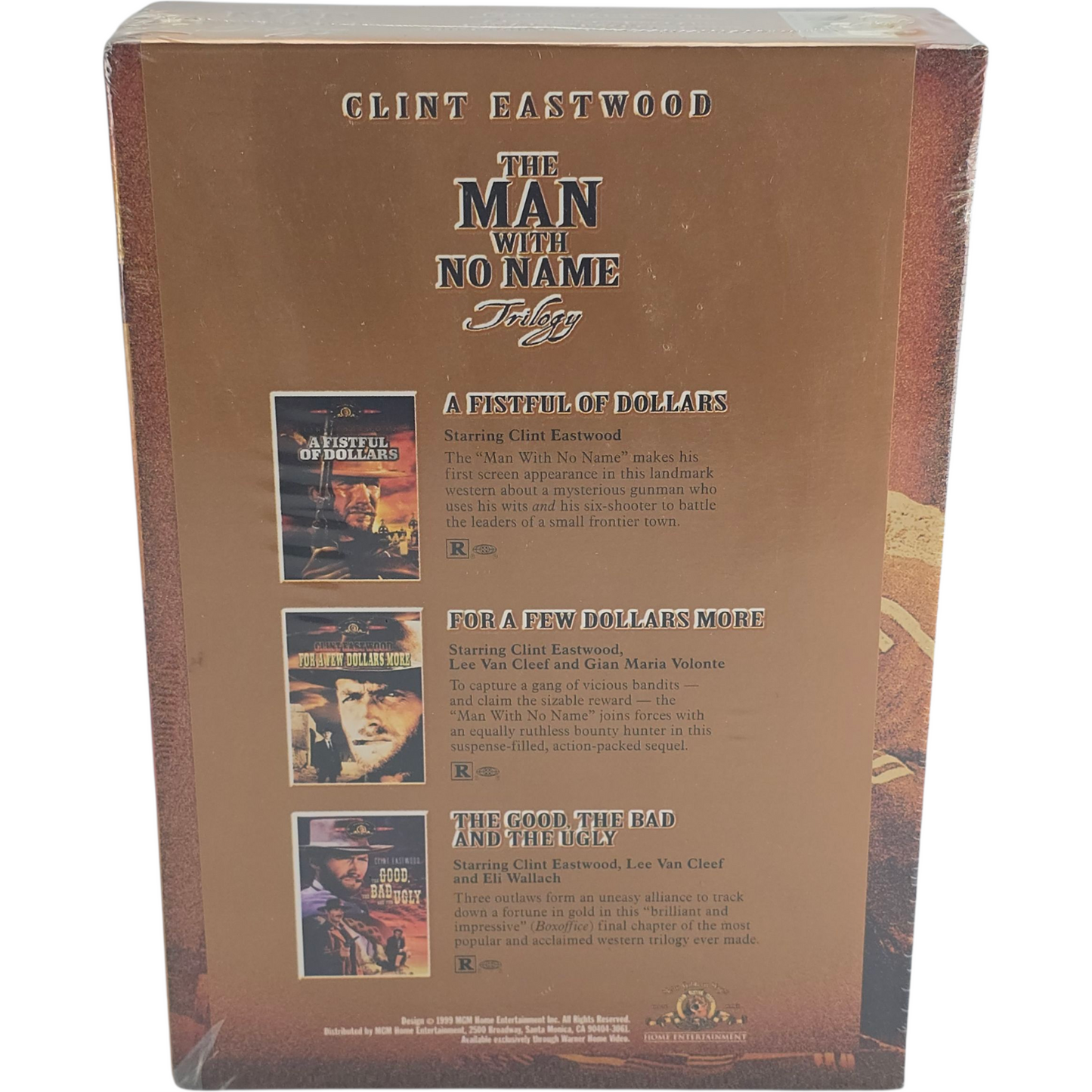 Clint Eastwood Gift DVD The Man with No Name Trilogy Zone 1 Import USA