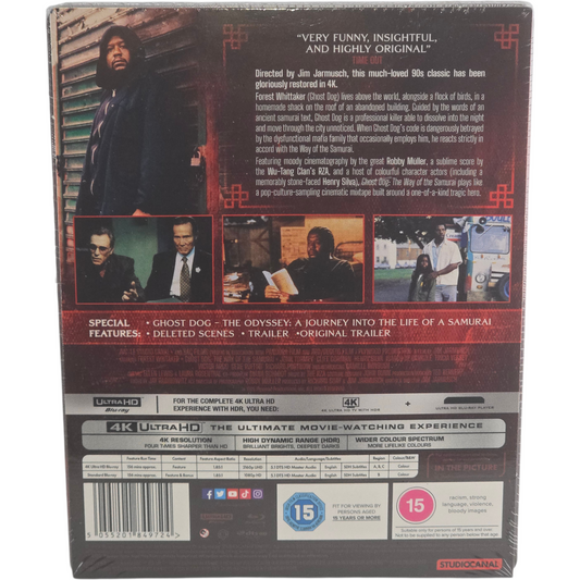 Ghost Dog: The Way of the Samurai – SteelBook 4K UHD + Blu-ray