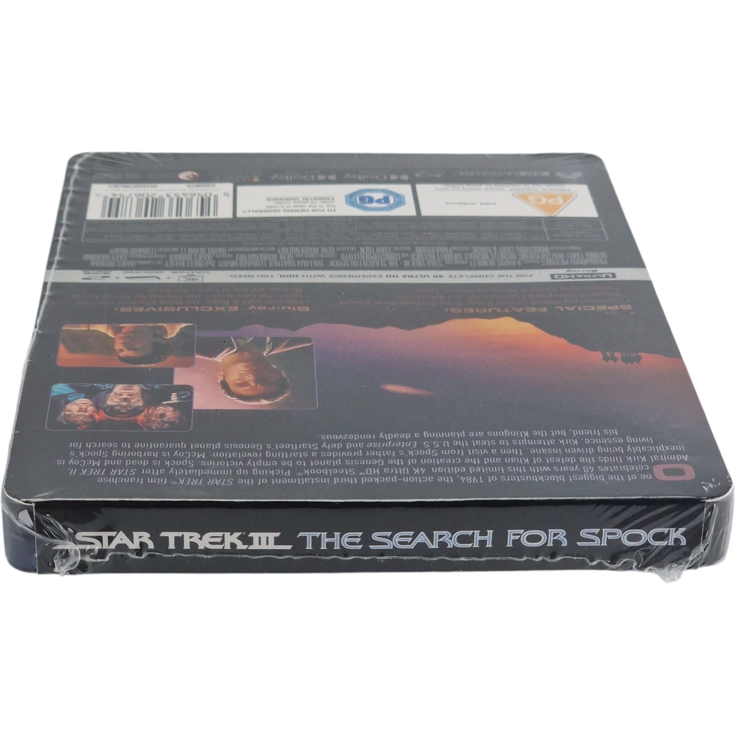 Star Trek III : The Search for Spock 4 K Ultra HD + Blu-ray SteelBook  Zone B