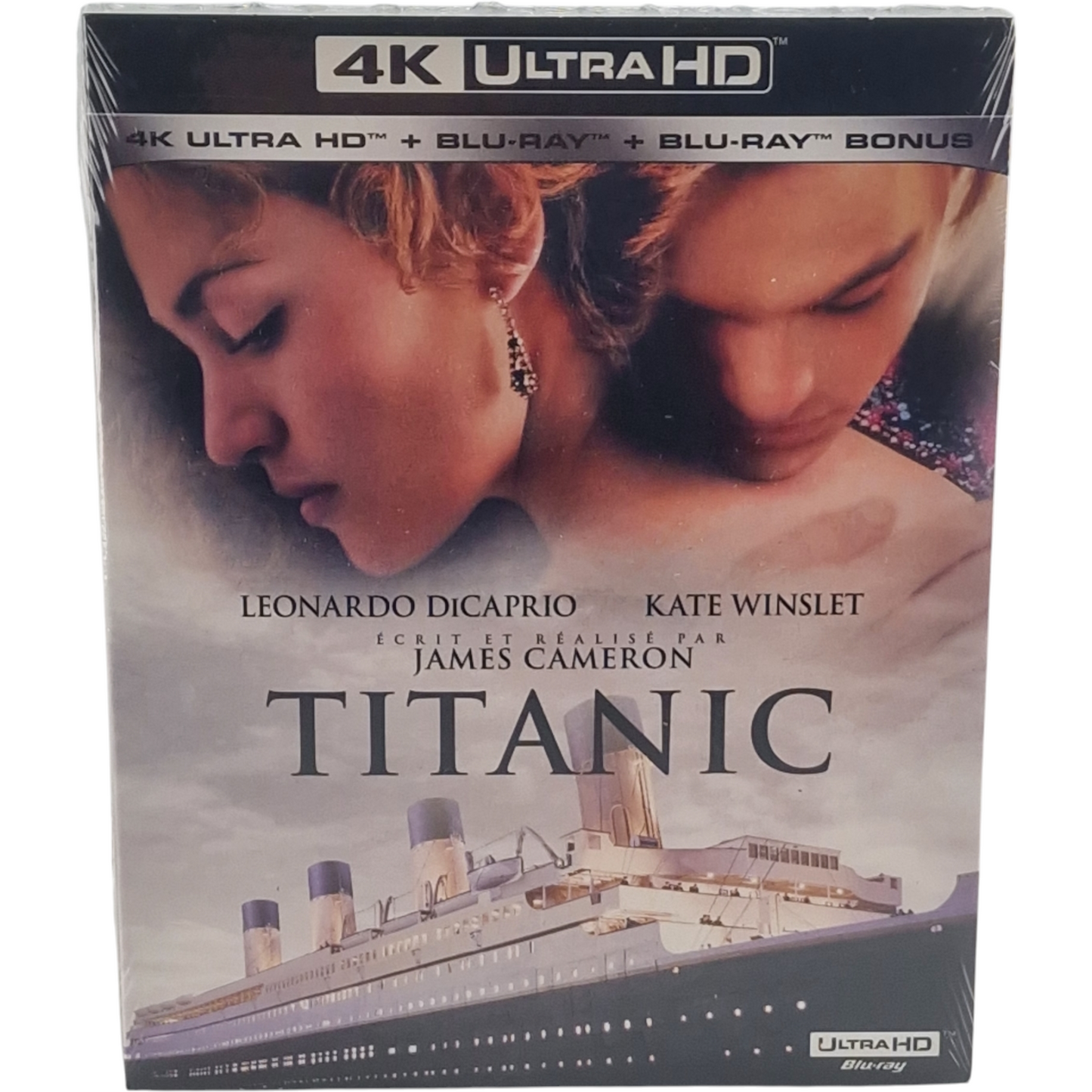 Titanic 4K Ultra HD + Blu-ray + [étui] Leonardo DiCaprio, Kate Winslet Zone B