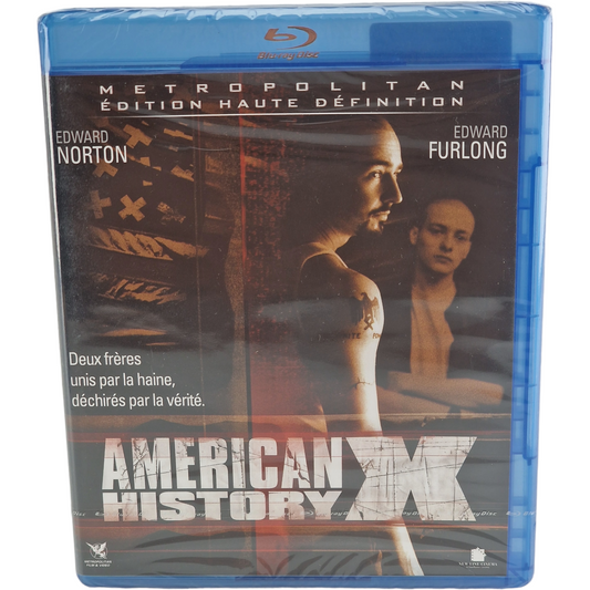 American History X Blu-ray 1998  Edward Norton 2009  Zone B