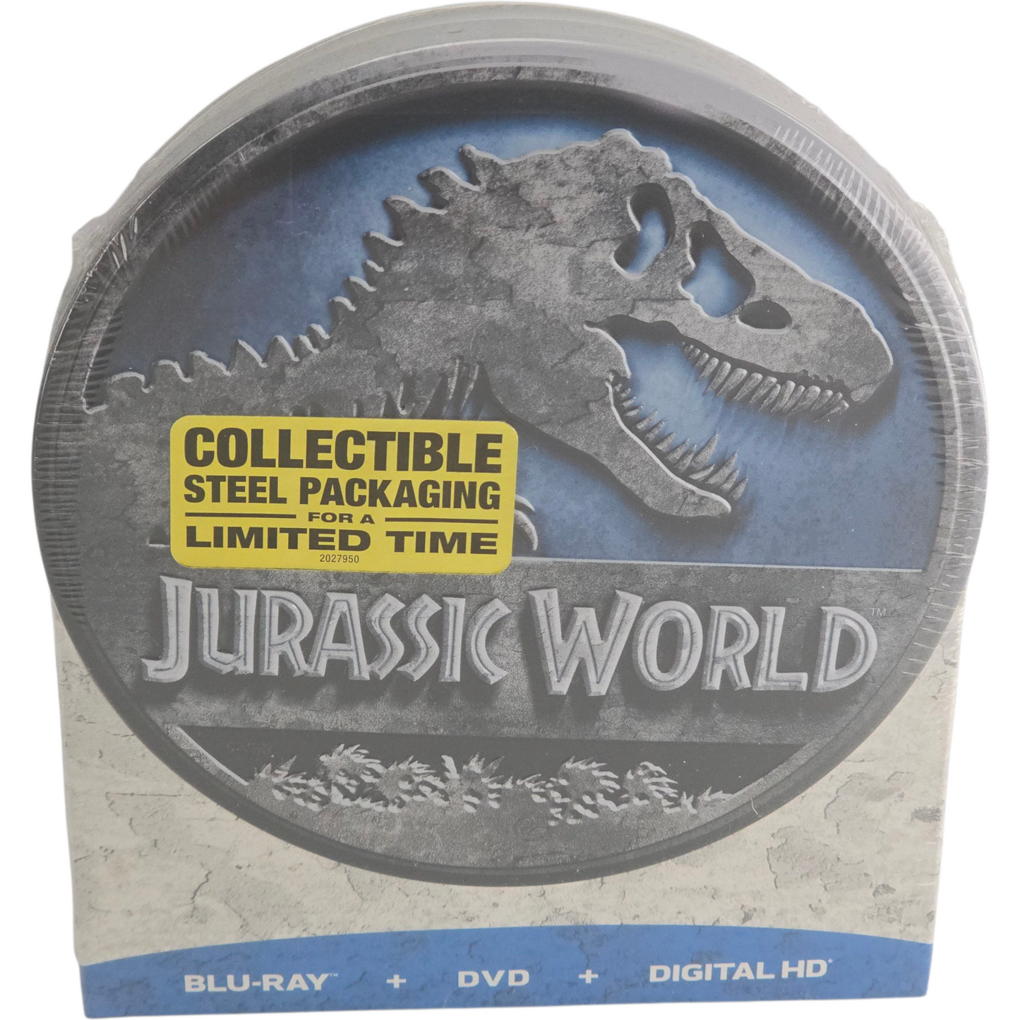 Jurassic World (2015)  Blu-ray Boîtier arrondi collector Metal Débossé  Zone A