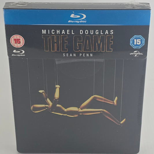 The Game SteelBook Débossé Blu-ray Zavvi  Michael Douglas, Sean Penn Zone Libre