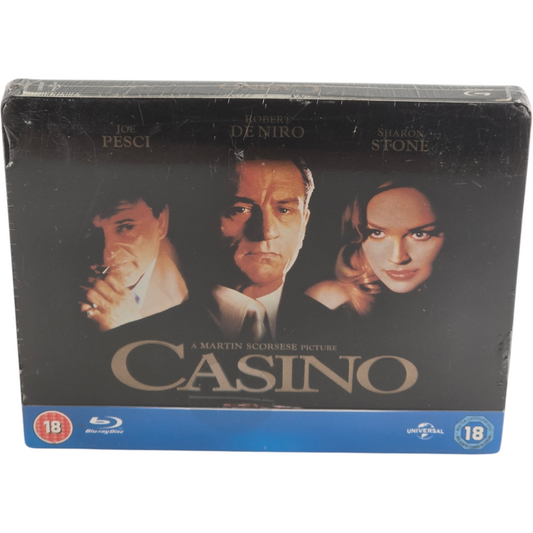 Casino SteelBook Débossé Blu-ray Zavvi Martin Scorsese Robert De Niro Libre[-18]
