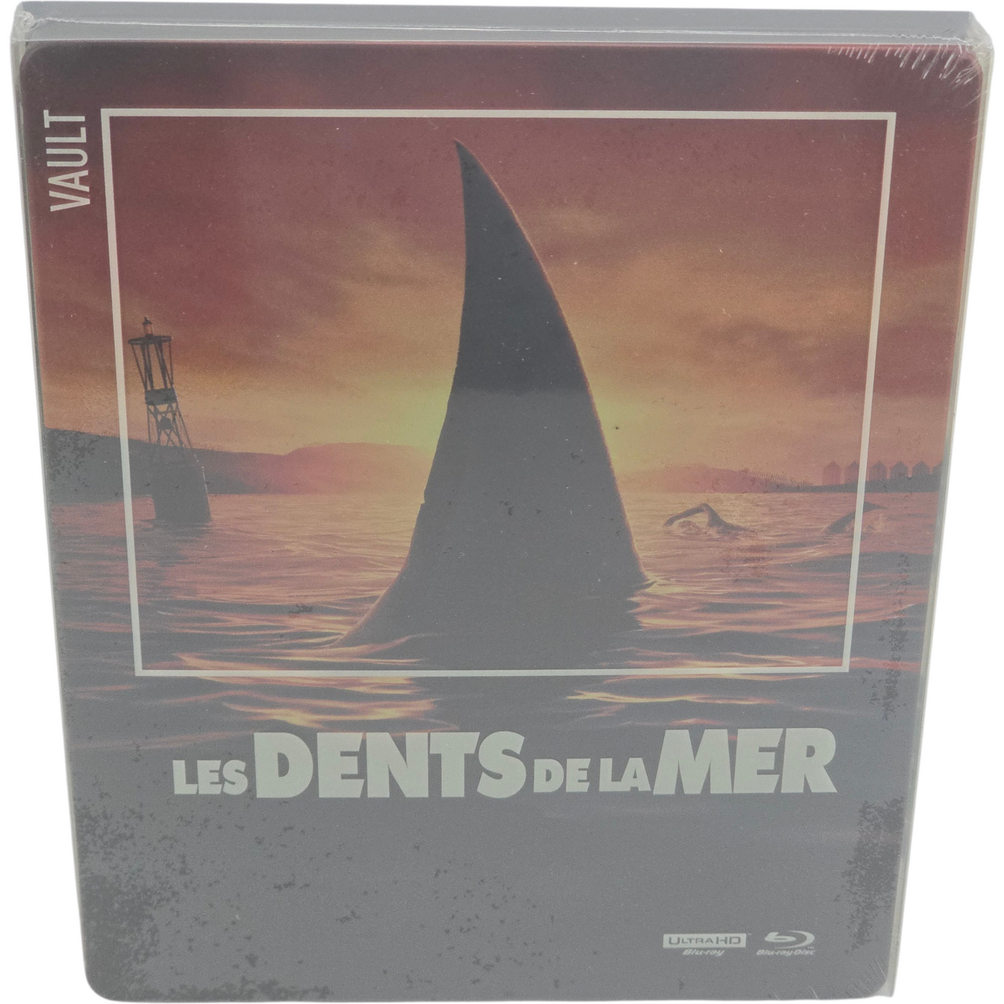 Jaws: SteelBook 4K Ultra HD + Blu-ray Les Dents de la mer Film Vault édition  B