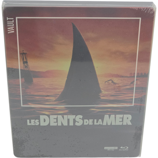 Jaws: SteelBook 4K Ultra HD + Blu-ray Les Dents de la mer Film Vault édition  B