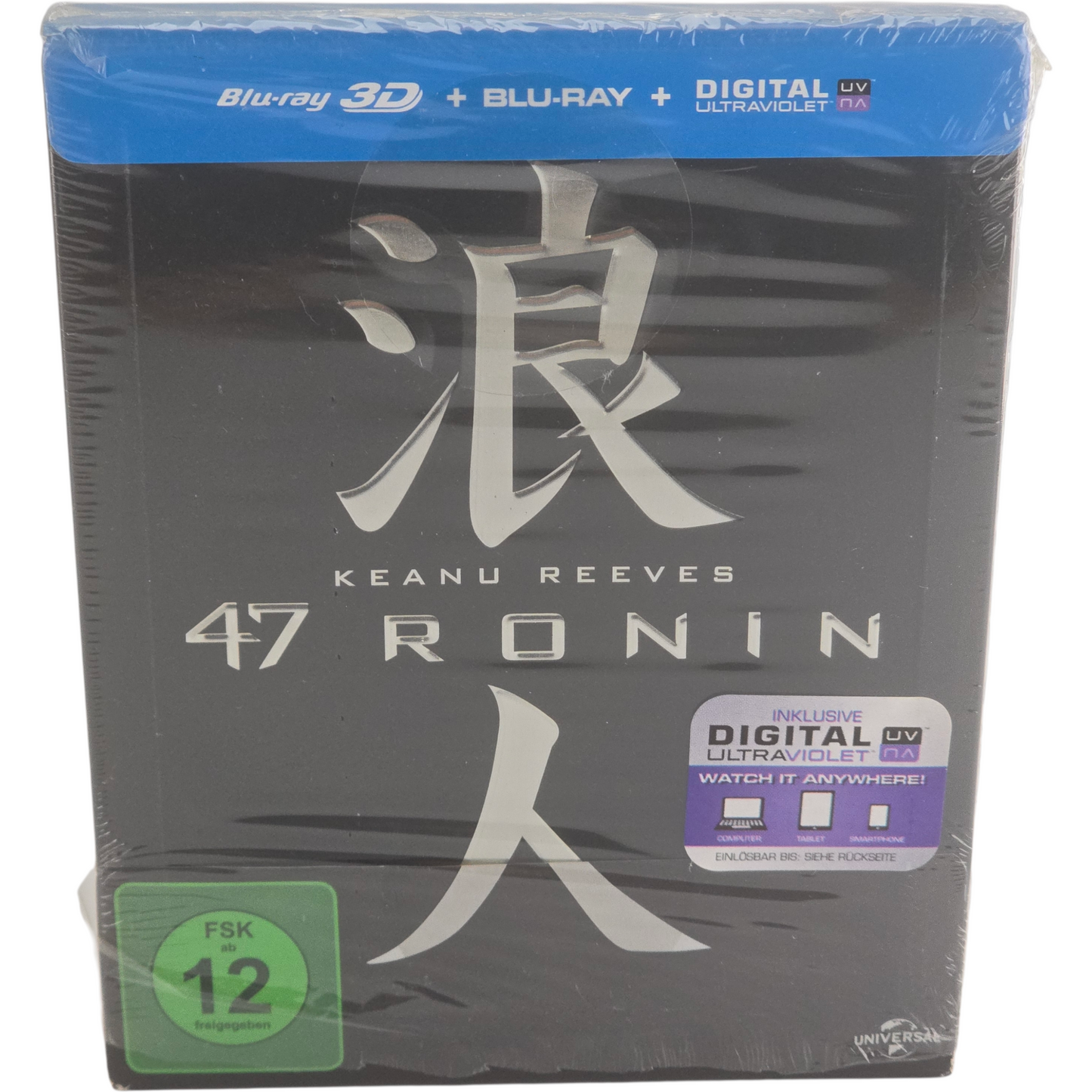 47 Ronin Blu-ray 3D + 2D SteelBook Débossé Limitée Keanu Reeves  Libre