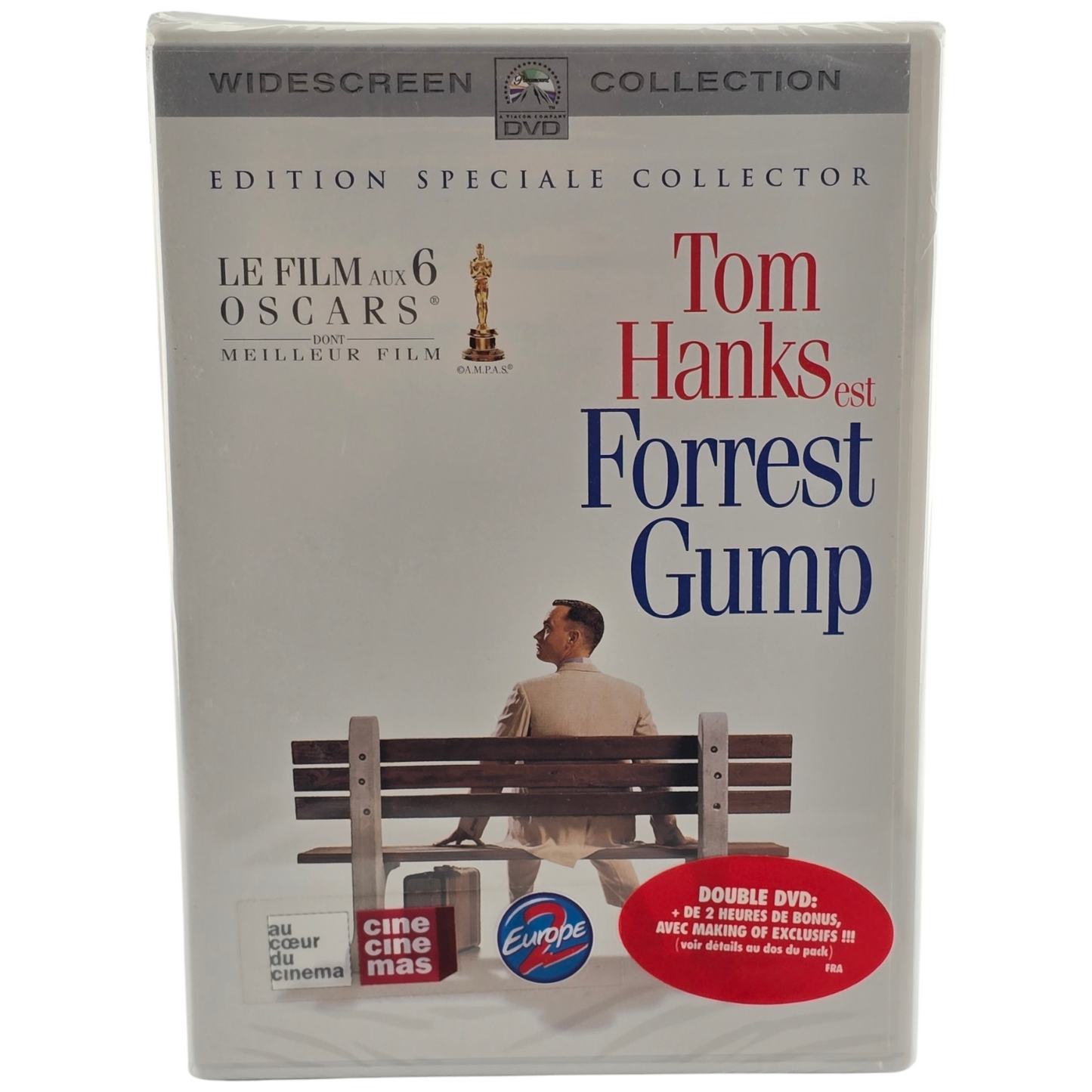 Forrest Gump Édition Collector 2 X DVD +Bonus Zone 2 Tom Hanks   Robert Zemeckis