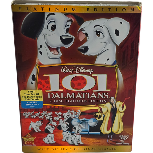 101 Dalmatiens DVD Édition platine  Walt Disney 2008 US Collection  Région 1    VF