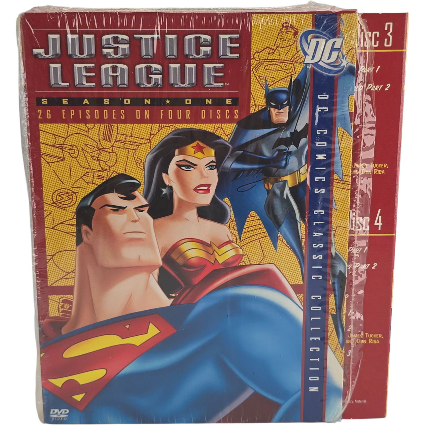 Justice League Unlimited: 4 DVD DigiPack Season 1 DC Comics Zone 1