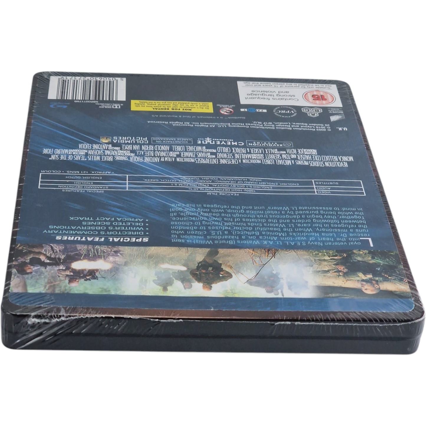 Tears of the Sun Blu-ray  SteelBook  Bruce Willis Zavvi Limité à 2000 Ex Zone B