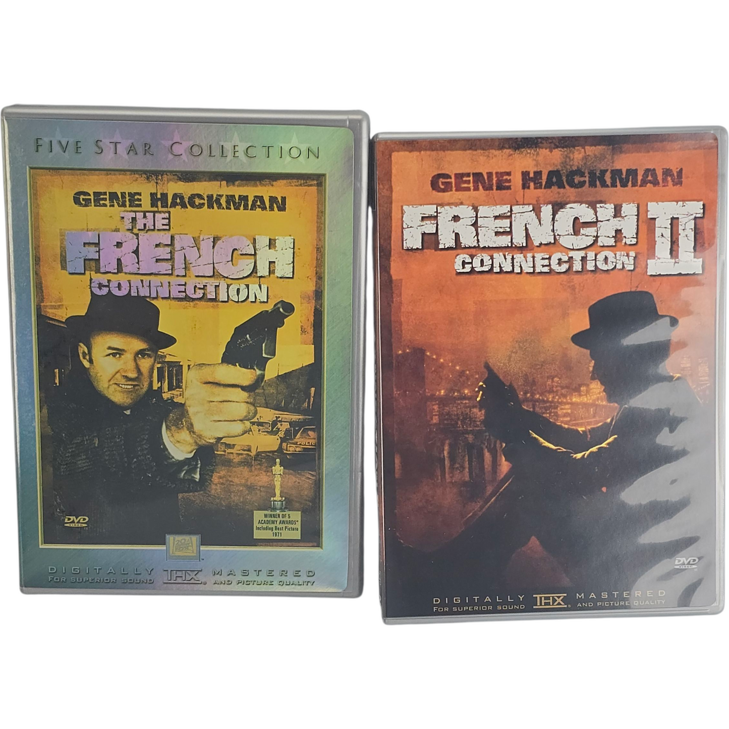 The French Connection I & II DVD 2 Films Gene Hackman Zone 1