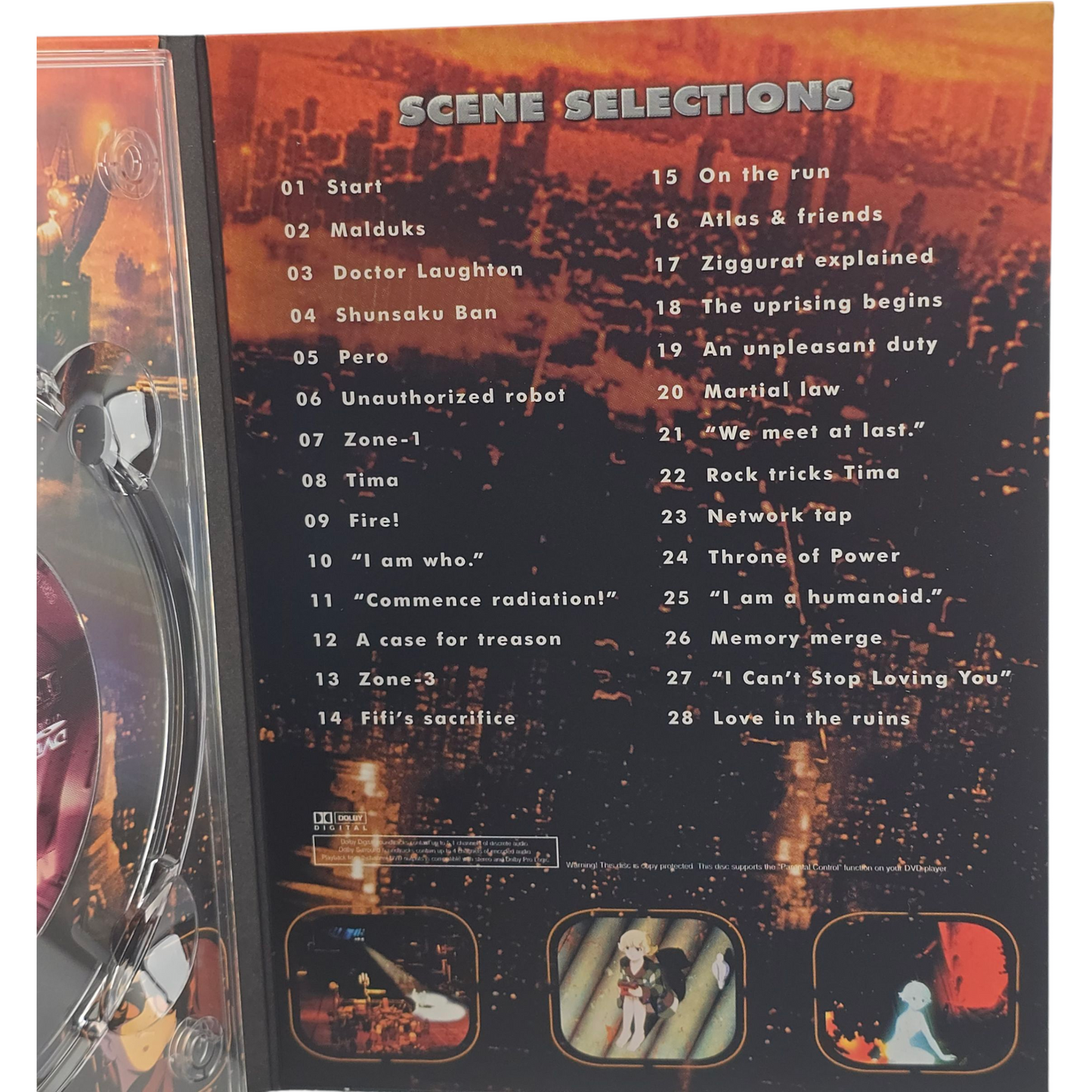 Metropolis DVD DigiPack Rintaro (Shigeyuki Hayashi) Zone 1 US Import